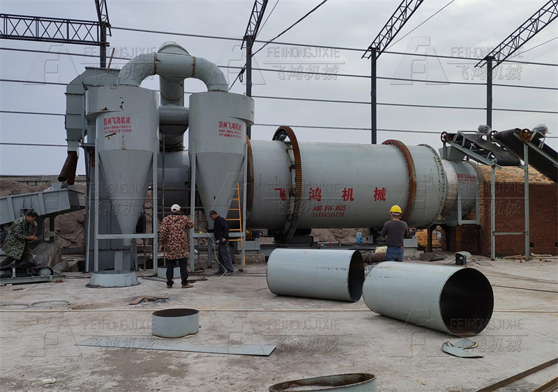 50-ton sand dryer