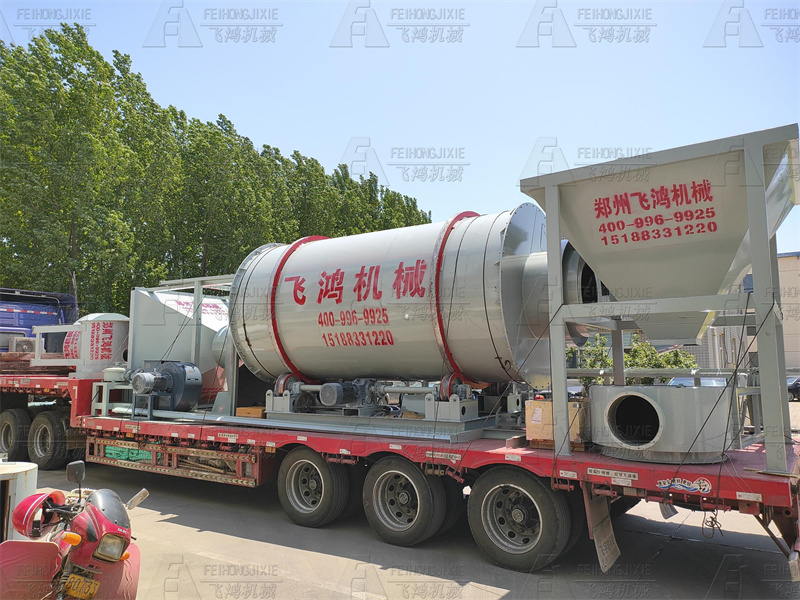 15-ton sand dryer in Liaoning