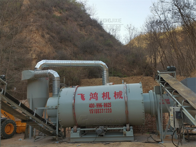 15-ton sand dryer in Shaanxi