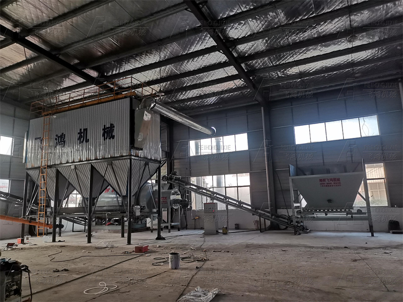 25-ton powder residue dryer in Jiangxi