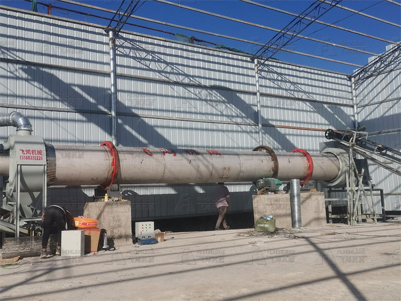 5-ton single-cylinder coal slime dryer in Yunnan