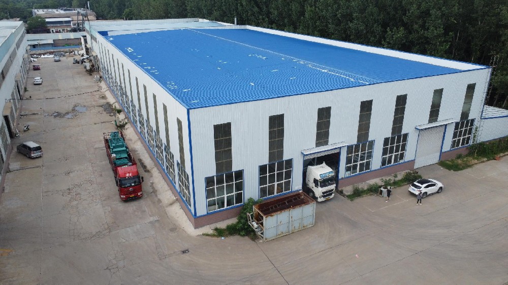 The full view of the factory building