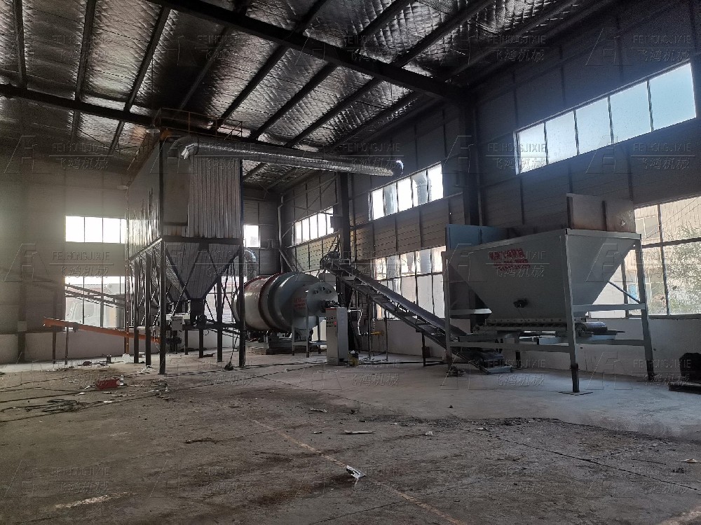 15-ton sand and gravel dryer in Jiangxi