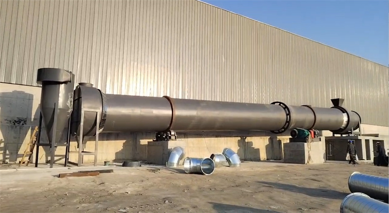 20-meter mud dryer in Shaanxi
