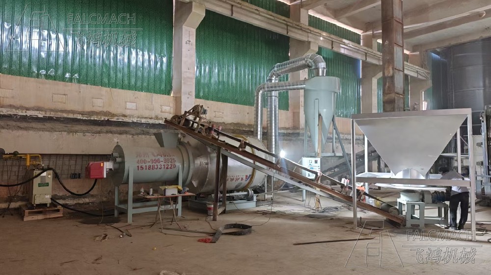 5t/h Quartz Sand Dryer in Hainan