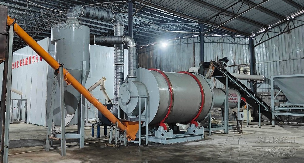 10t/h Quartz Sand Dryer in Huangshi, Hubei