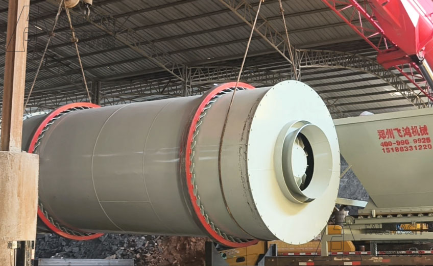 40t/h Copper Slag Dryer in Shangrao, Jiangxi