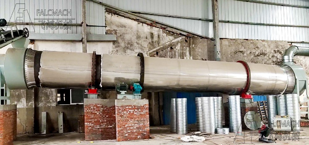 Long Tube Bamboo Powder Dryer in Xuancheng
