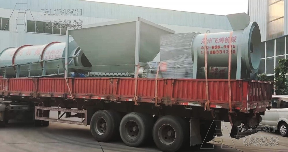 10t/h Soil Dryer in Weifang, Shandong