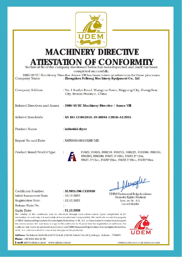 CE Conformity Certificate